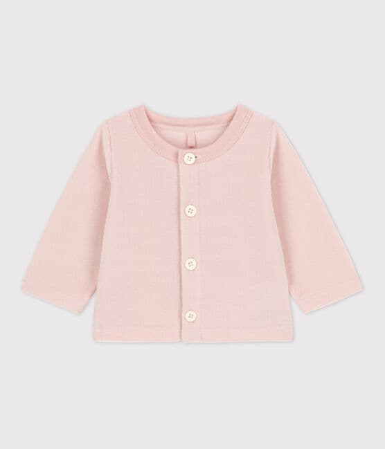 Cotton Velour Cardigan SALINE pink