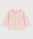 Cotton Velour Cardigan