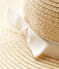 Straw hat for baby girls NATUREL pink