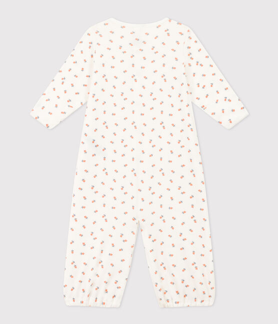 Cotton Jumpsuit/Sleeping Bag MARSHMALLOW white/MULTICO white