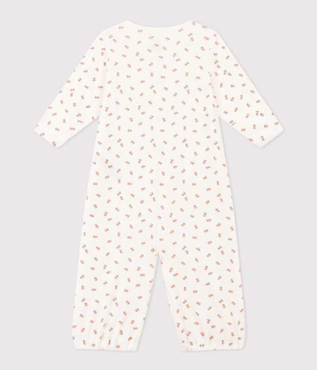 Cotton Jumpsuit/Sleeping Bag white/multicolor