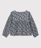 Girls' Patterned Cotton Gauze Blouse ROVER /MULTICO