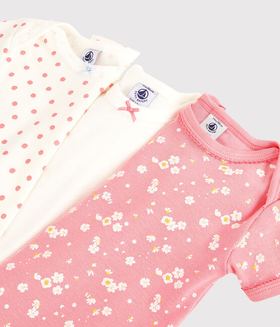 Baby Girls' Springtime Short-Sleeved Bodysuit - 3-Pack variante 1