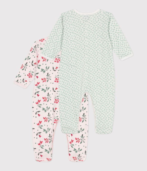 Babies' floral cotton pyjamas - 2-pack variante 1