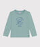 Boys' long-sleeved fine jersey T-shirt PAUL green