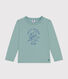 Boys' long-sleeved fine jersey T-shirt