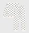 Women's cotton terry pyjamas printed with hearts MILK blue/SOIR