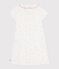 Children's floral print openwork cotton nightdress MARSHMALLOW white/MULTICO white