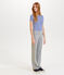 Women's plain Lycra jersey dance pants Subway Chine grey