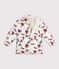 Children's floral pattern puffer jacket Ecru/multicolor