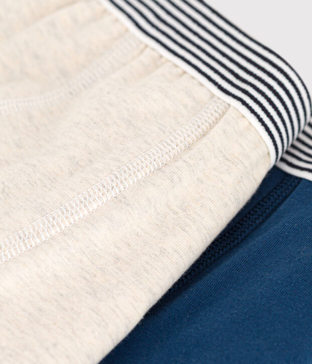 Boys' Cotton and Elastane Boxer Shorts - 2-Pack multicolor