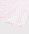 Girls'/Women's Pink Spotty Cotton Nightdress MARSHMALLOW white/GRETEL pink