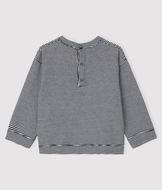 Baby boy's t-shirt SMOKING blue/MARSHMALLOW white
