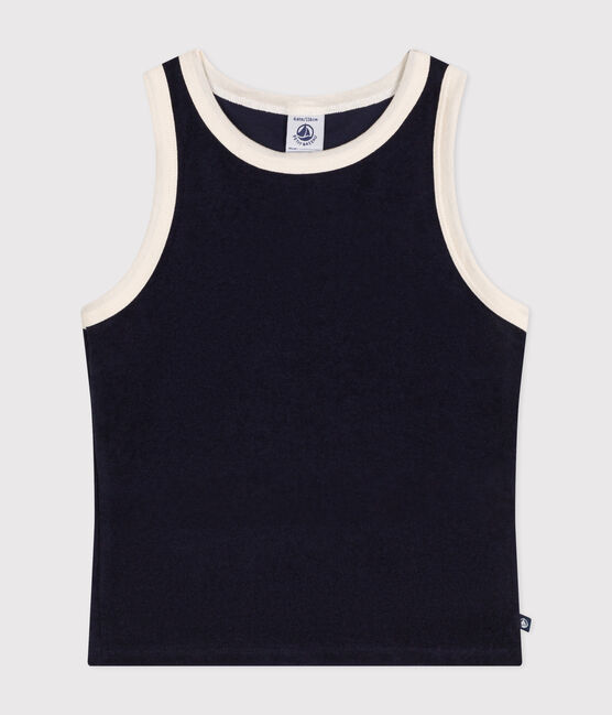 Girls' Terry Vest Top SMOKING blue