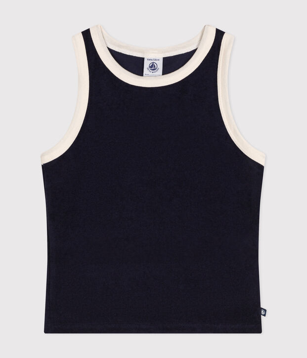 Girls' Terry Vest Top blue