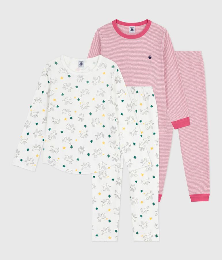 Pack of children's printed cotton pyjamas variante 1