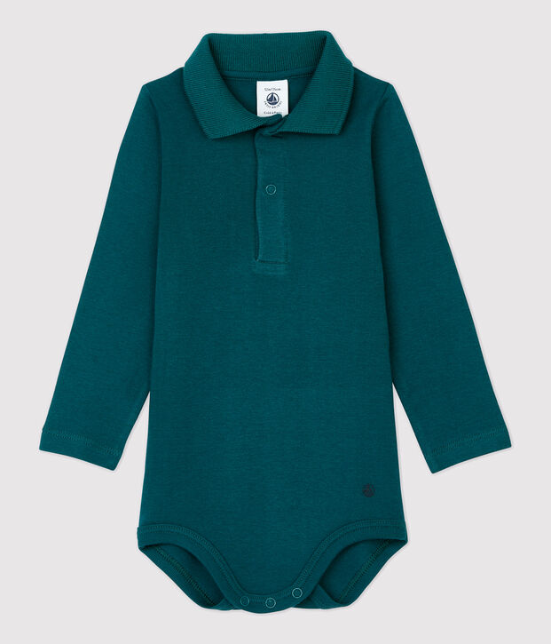 Babies' Cotton Bodysuit green