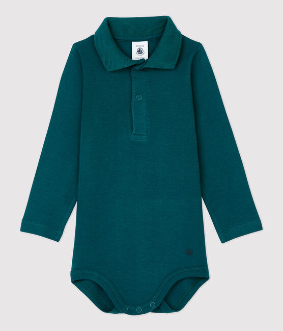 Babies' Cotton Bodysuit PINEDE green