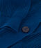 Women's Fisherman's Rib Cotton Cardigan blue