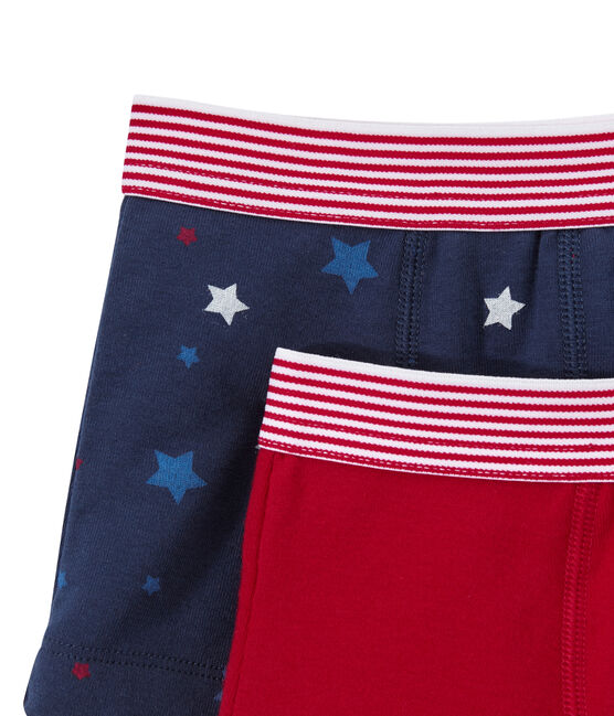 Set of 2 boys' boxers LOT white