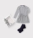 Girls' Dress and Tights Gift Set