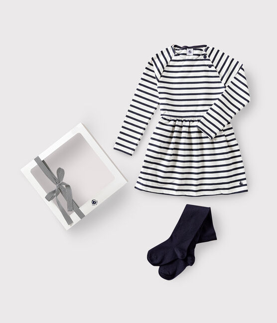 Girls' Dress and Tights Gift Set variante 1