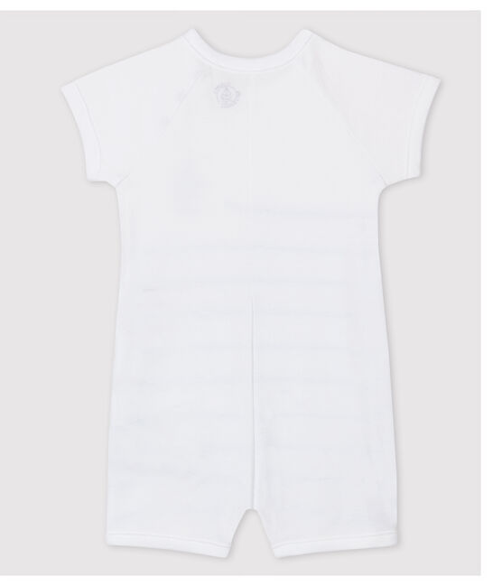 Babies' Organic Cotton Shortie ECUME white