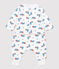 Babies' Bear Patterned Organic Cotton Clothing - 3-Pack MARSHMALLOW white/MULTICO white