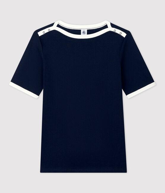 Women's Cotton T-Shirt SMOKING blue