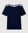 Women's Cotton T-Shirt SMOKING blue
