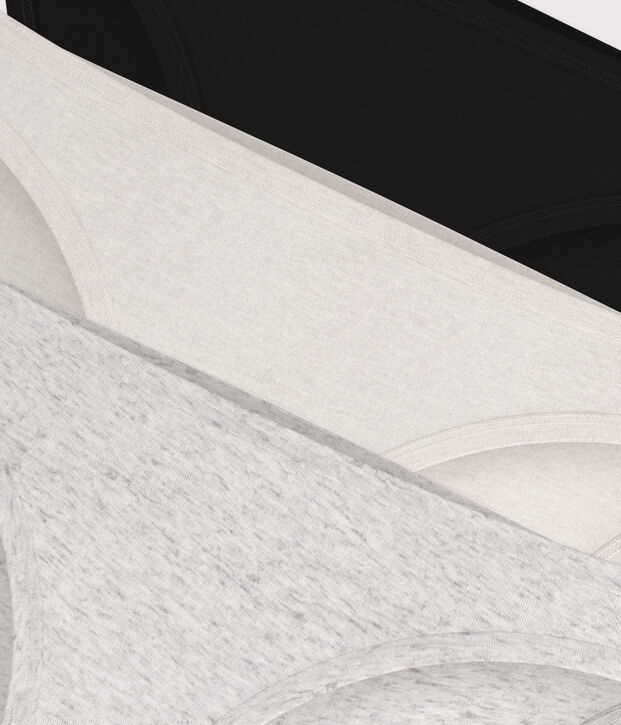 Women's Fine Cotton Briefs - 3-Pack multicolor