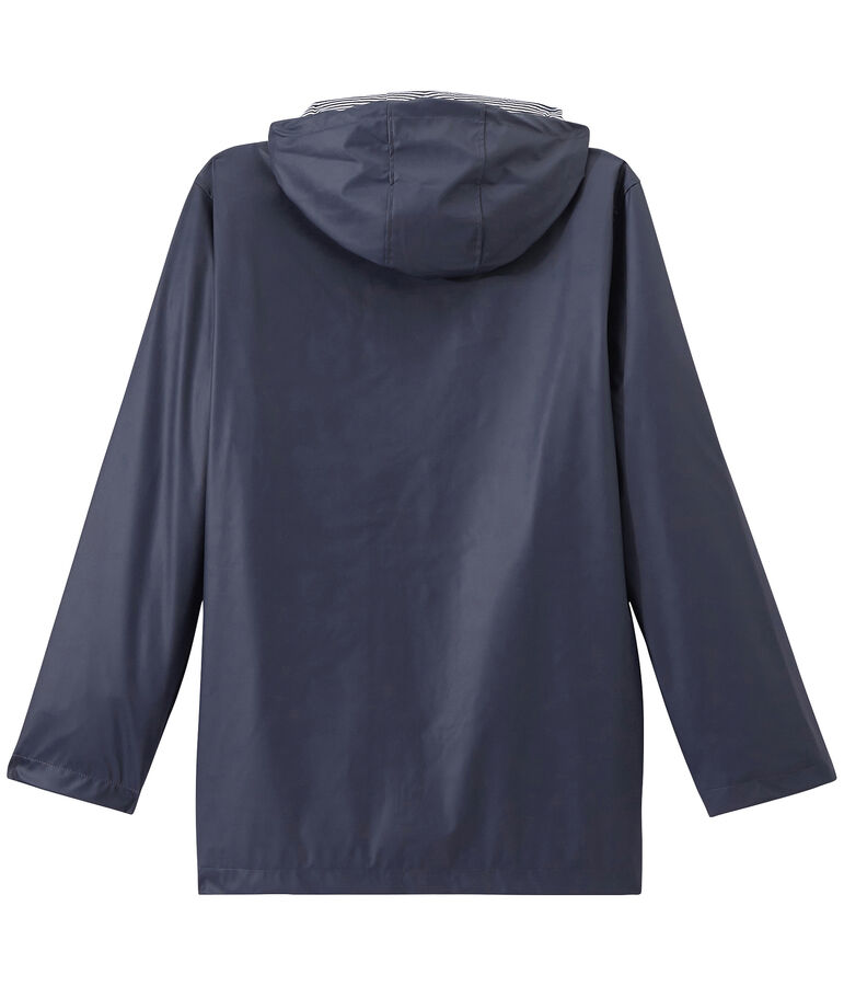 Unisex Iconic Waxed Coat blue