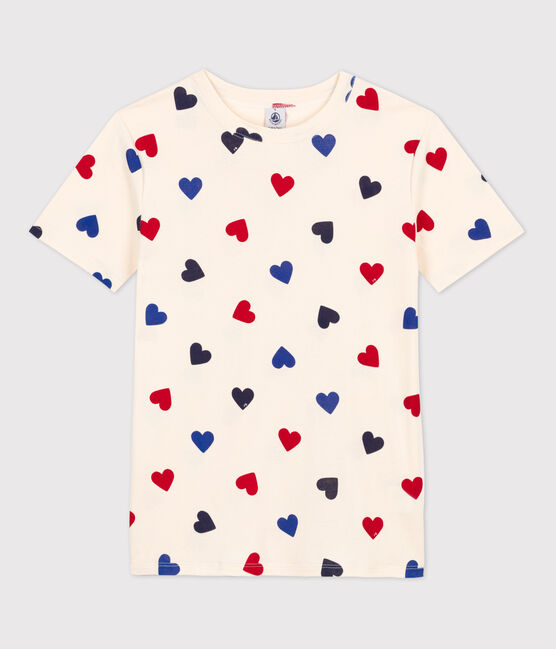 Women's Iconic Cotton Round Neck T-Shirt AVALANCHE white/MULTICO