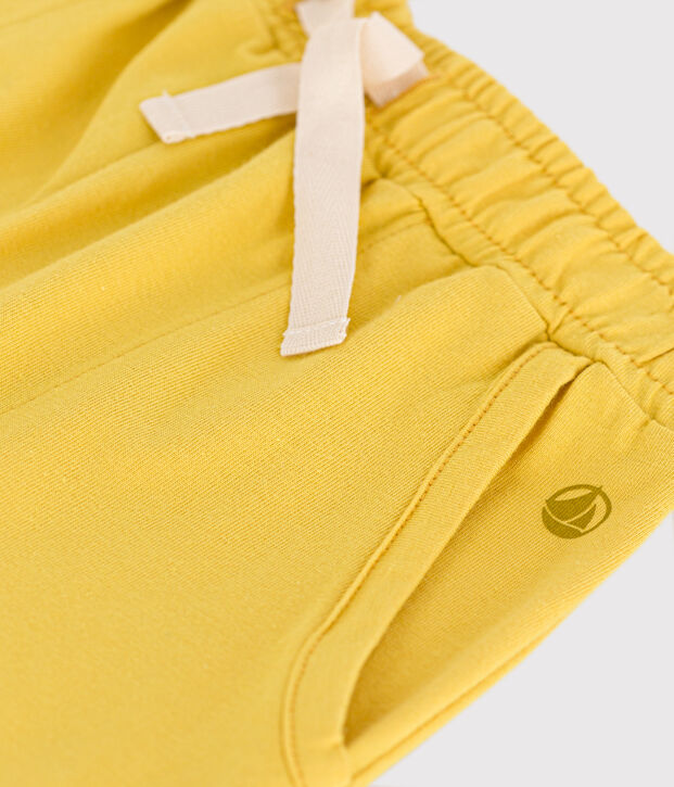 Girl's Cotton Shorts yellow