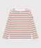 Women's Breton Cotton Top MARSHMALLOW white/SMOKING /CAROTTE