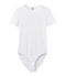 Women's striped te-shirt ECUME white