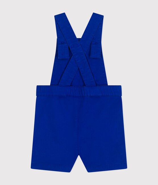 Babies' Serge Dungaree Shorts SURF blue