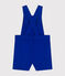 Babies' Serge Dungaree Shorts SURF blue
