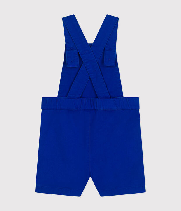 Babies' Serge Dungaree Shorts blue