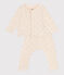 Babies' two-piece cotton outfit AVALANCHE white/MULTICO