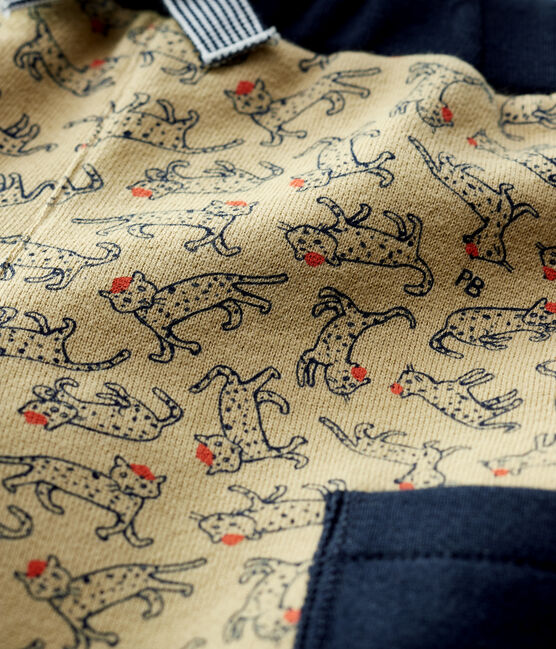 Babies' Fleece Trousers JERRYCAN beige/MULTICO