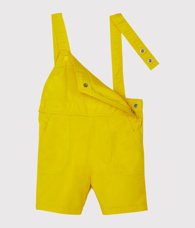 Baby Boys' Short Dungarees yellow