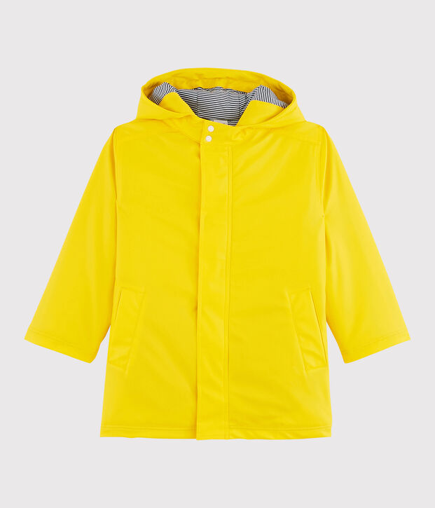 Boys'/Girls' Waterproof puffer jacket yellow