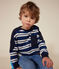 Boys' thick cotton sweatshirt MEDIEVAL blue/MONTELIMAR