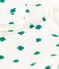 Babies' Organic Fleece Botanic Print 3-Piece Set MARSHMALLOW white/GAZON green