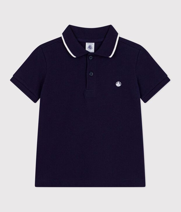 Children's short-sleeved cotton polo shirt SOIR