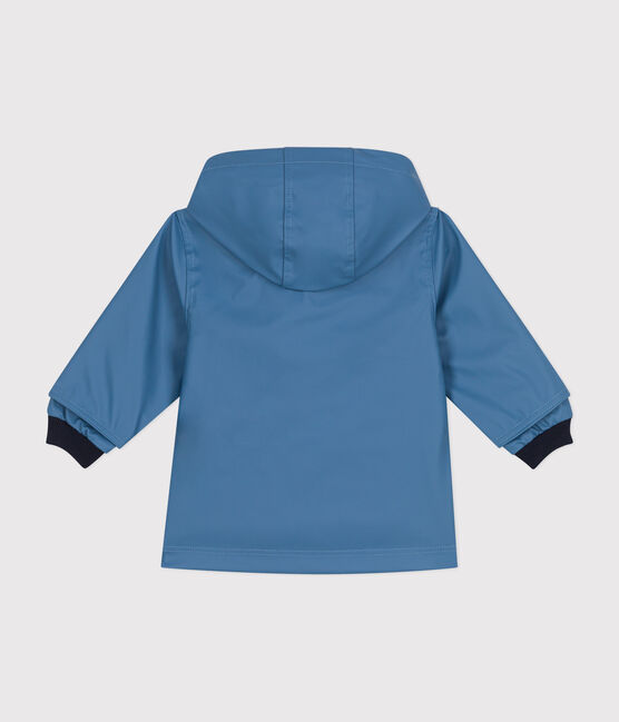 Babies' iconic raincoat BEACH blue
