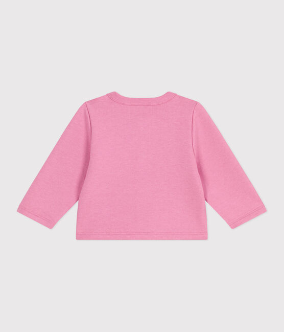Babies' plain cotton cardigan BOUDOIR