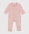 Babies' printed cotton pyjamas SALINE pink/ROSEWOOD