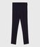 Children's legging-style fleece trousers SMOKING blue